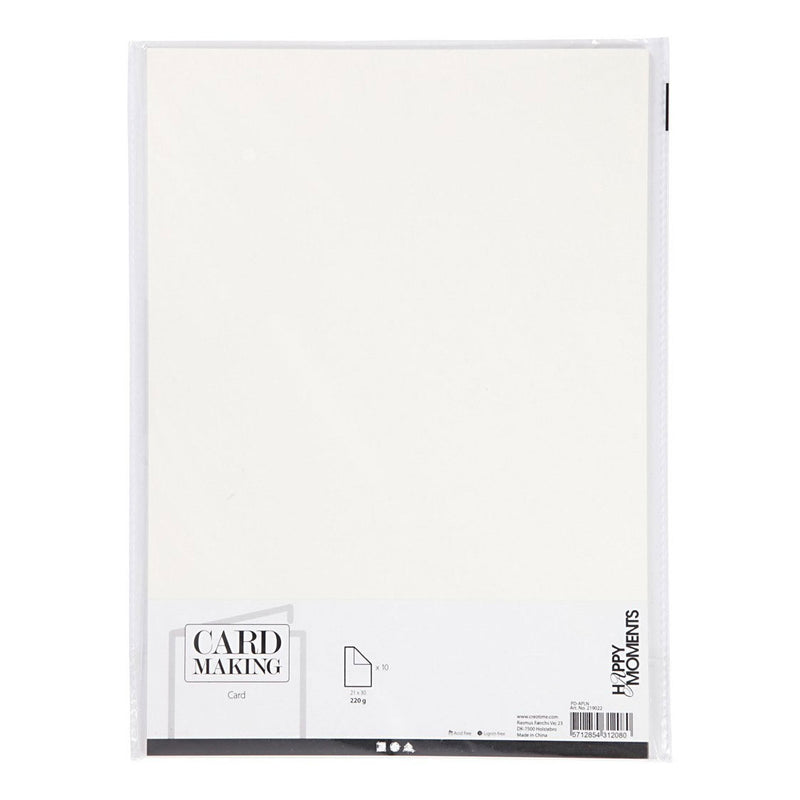Creativ company karton, a4, vel 210x297 mm, 220 gr, lichtrood, 10 stuk 1 doos