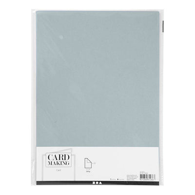 Creativ company karton, a4, vel 210x297 mm, 220 gr, grijs, 10 stuk 1 doos