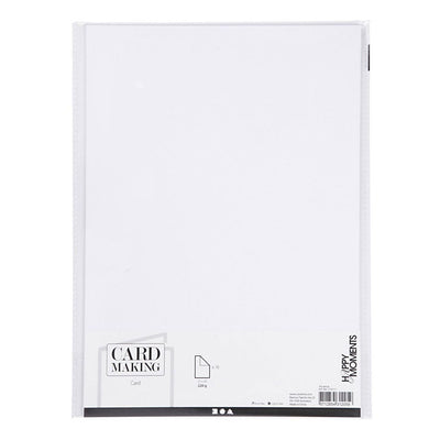 Creativ company karton, a4, vel 210x297 mm, 220 gr, wit, 10 stuk 1 doos