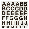 Creativ Company Rub-On Stickers Letters en Cijfers Zwart, 2 Vellen