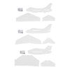 Creative Company Foam Make Aircraft, 3st.