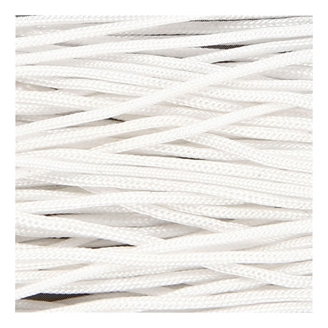 Creativ Company Cordón de macramé blanco, 10 m