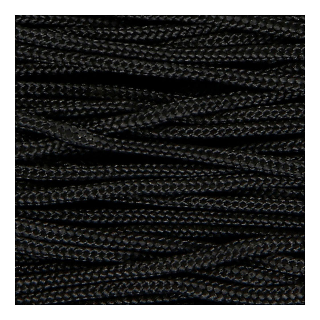 Creativ Company Cordón de macramé negro, 8 m
