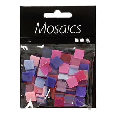 Creativ Company Mini Mosaico Viola 10x10mm, 25 grammi