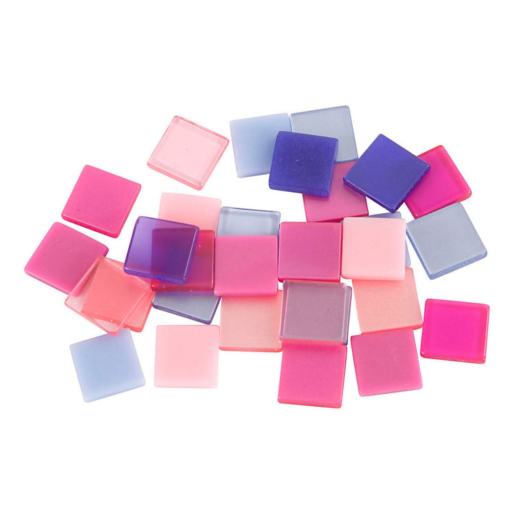 Creativ company mini mosaico morado 10x10mm, 25 gramos