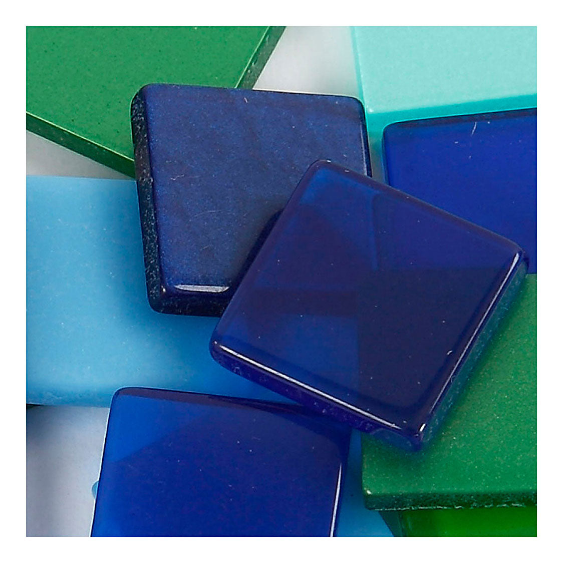 Creative Company Mini Mosaic Blue Green 10x10mm, 25 grammi