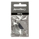 Creativ company brochespeld verzilverd 20mm, 5st.