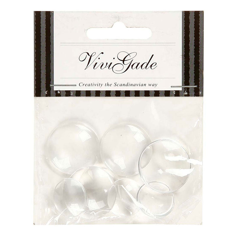 Creative Company Round Cabochons con schiena piatta, 8 °.