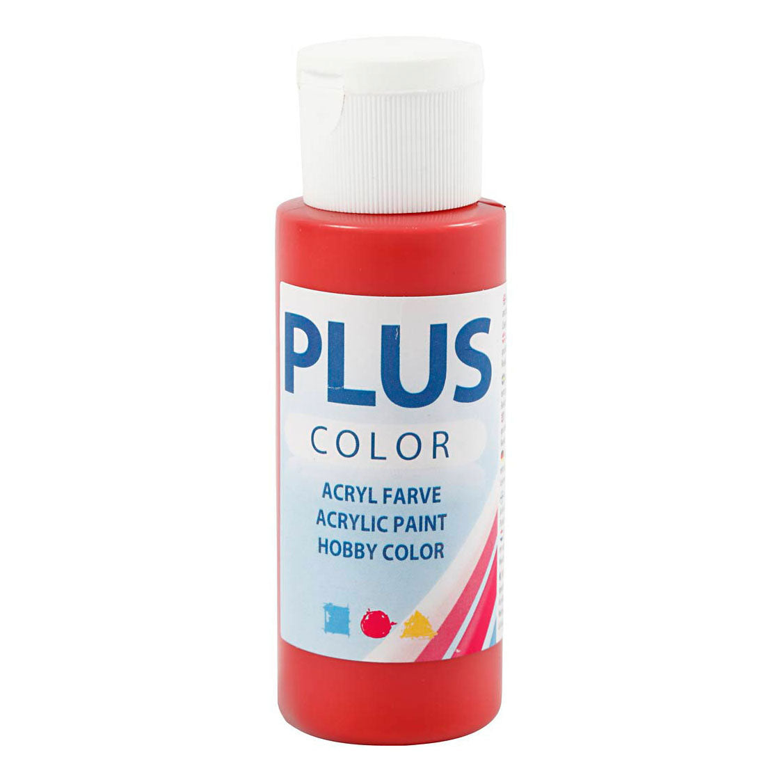 Pintura acrílica Creativ Company Plus Color Rojo Navidad, 60 ml