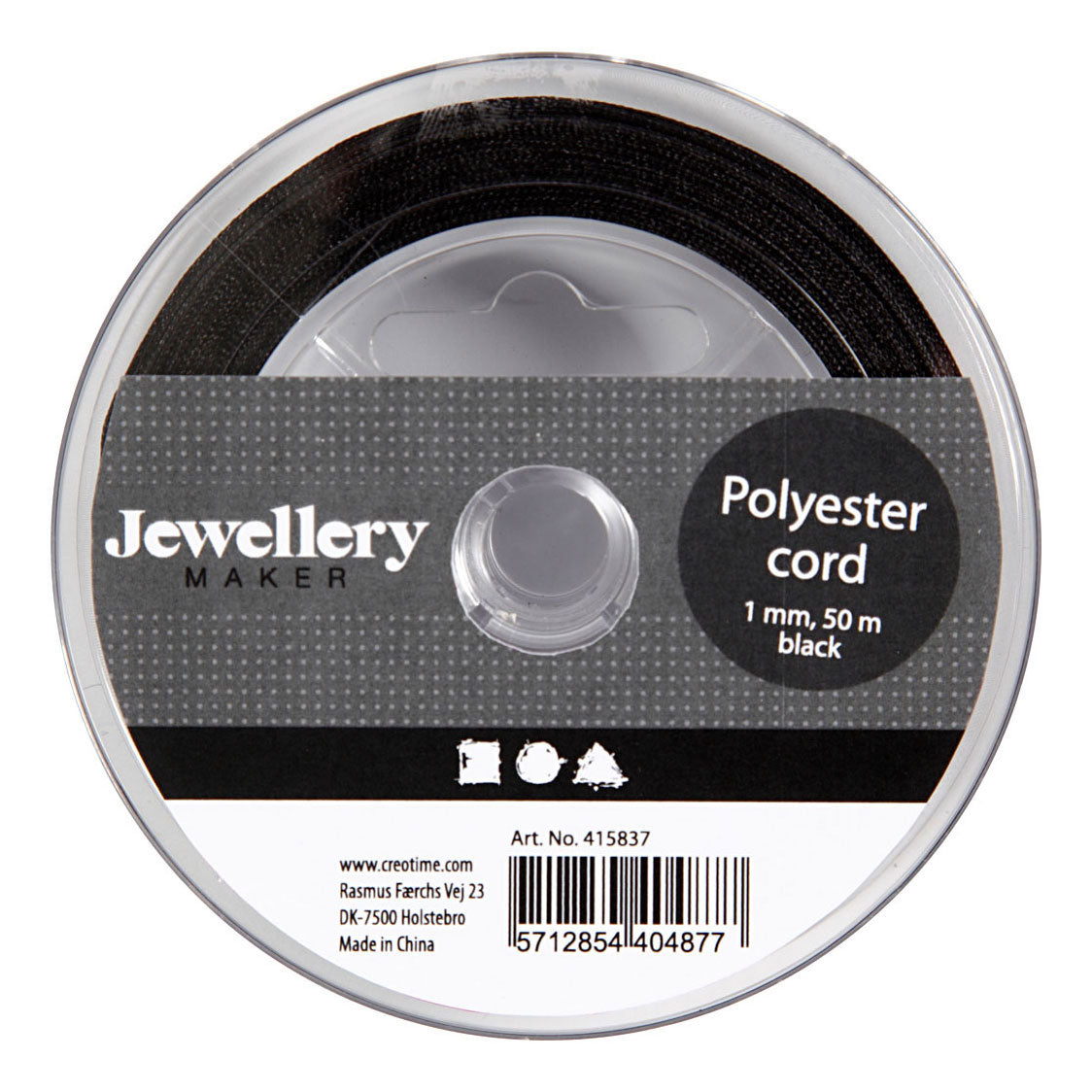 Creativ company https: www.cchobby.nl polyester-koord-dikte-1-mm-zwart-50-m-1-rol
