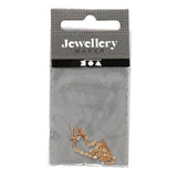 Creativ Company earrings of chain gilded, 1 pair - afbeelding 1