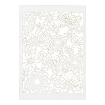 Creativ company patroonkarton, vel 10,5x15 cm, 200 gr, wit, 10 stuk 1 doos