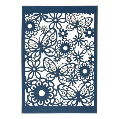 Creativ company patroonkarton, vel 10,5x15 cm, 200 gr, blauw, 10 stuk 1 doos