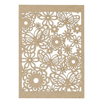 Creativ company patroonkarton, vel 10,5x15 cm, 200 gr, naturel, 10 stuk 1 doos