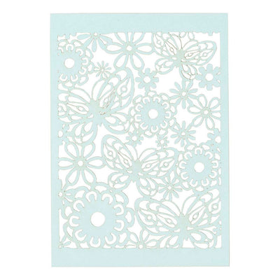 Creativ company patroonkarton, vel 10,5x15 cm, 200 gr, lichtblauw, 10 stuk 1 doos
