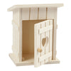 Creativ Company Wooden Mini Hoodet House, 6.5x6.5x8cm