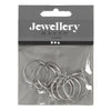 Creativ Company Pendientes Plateados, 8pcs.