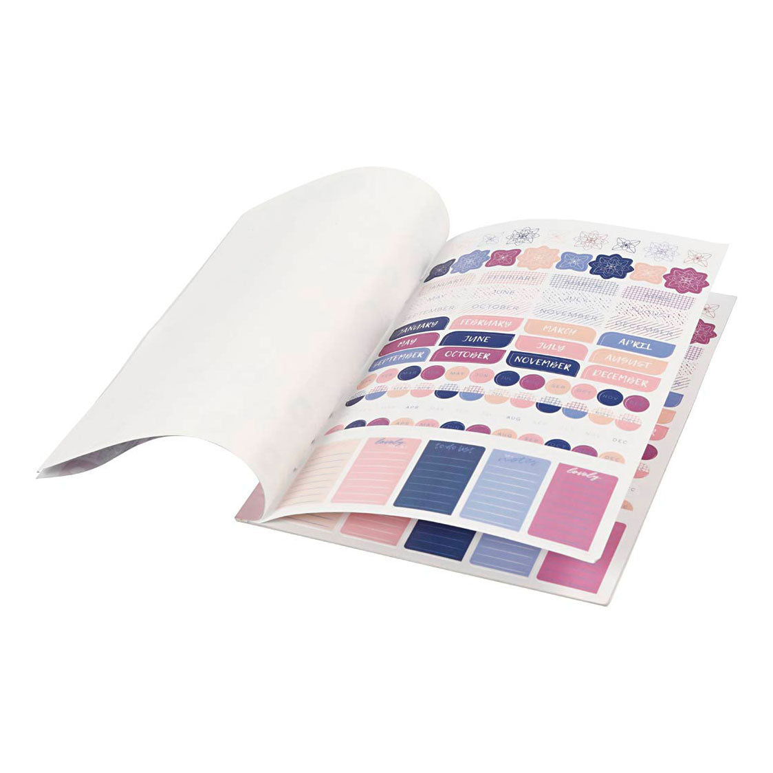 Creative Company StickerBoek Bloemen A5 per Planner, 578st.