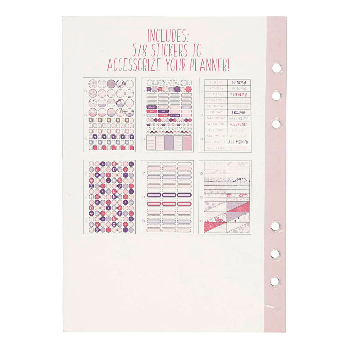 Creative Company StickerBoek Bloemen A5 per Planner, 578st.