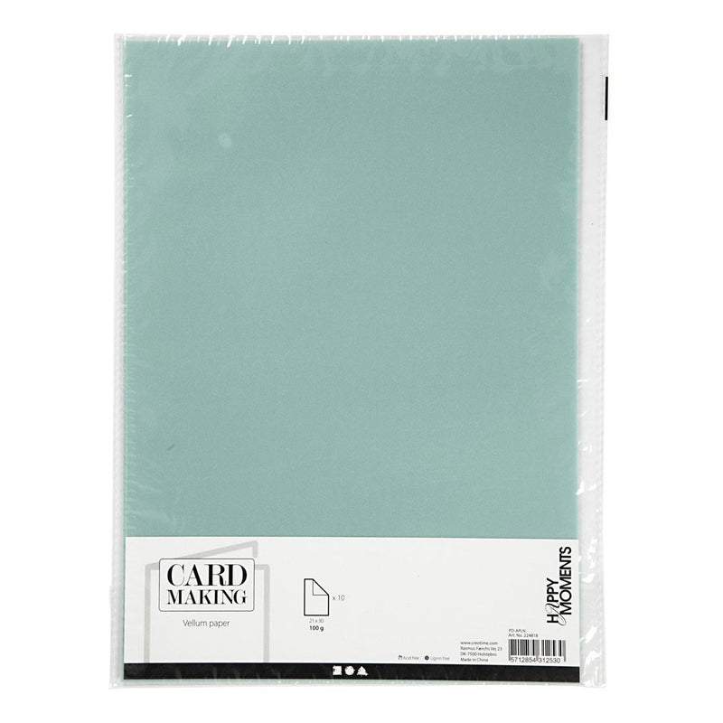Creative Company Vellum Paper A4 Blu chiaro, 10 fogli