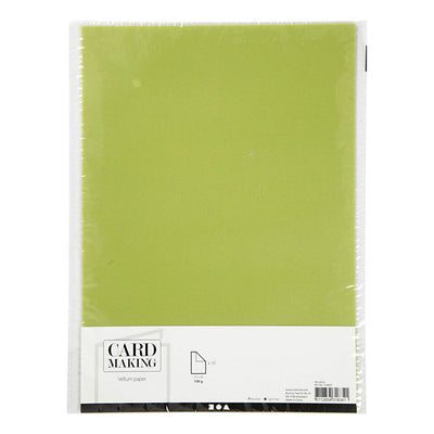 Creativ Company Carta pergamena A4 verde chiaro, 10 fogli