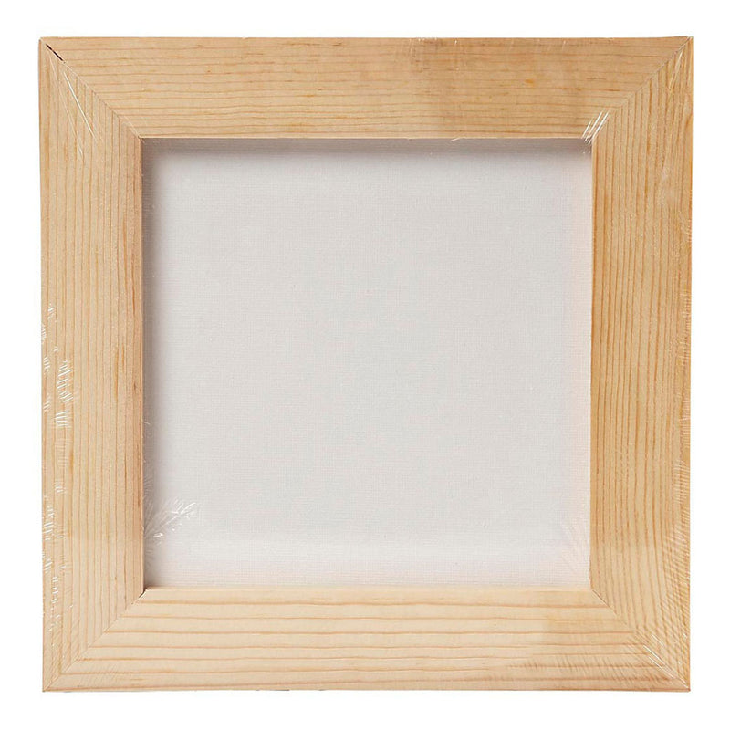 Panel de lienzo de Creativ Company con marco, 20.8x20.8 cm
