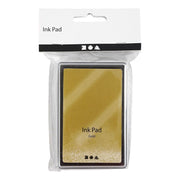 Creativ company stempelinkt, goud, h: 2 cm, afm 9x6 cm, 1 stuk - afbeelding 2