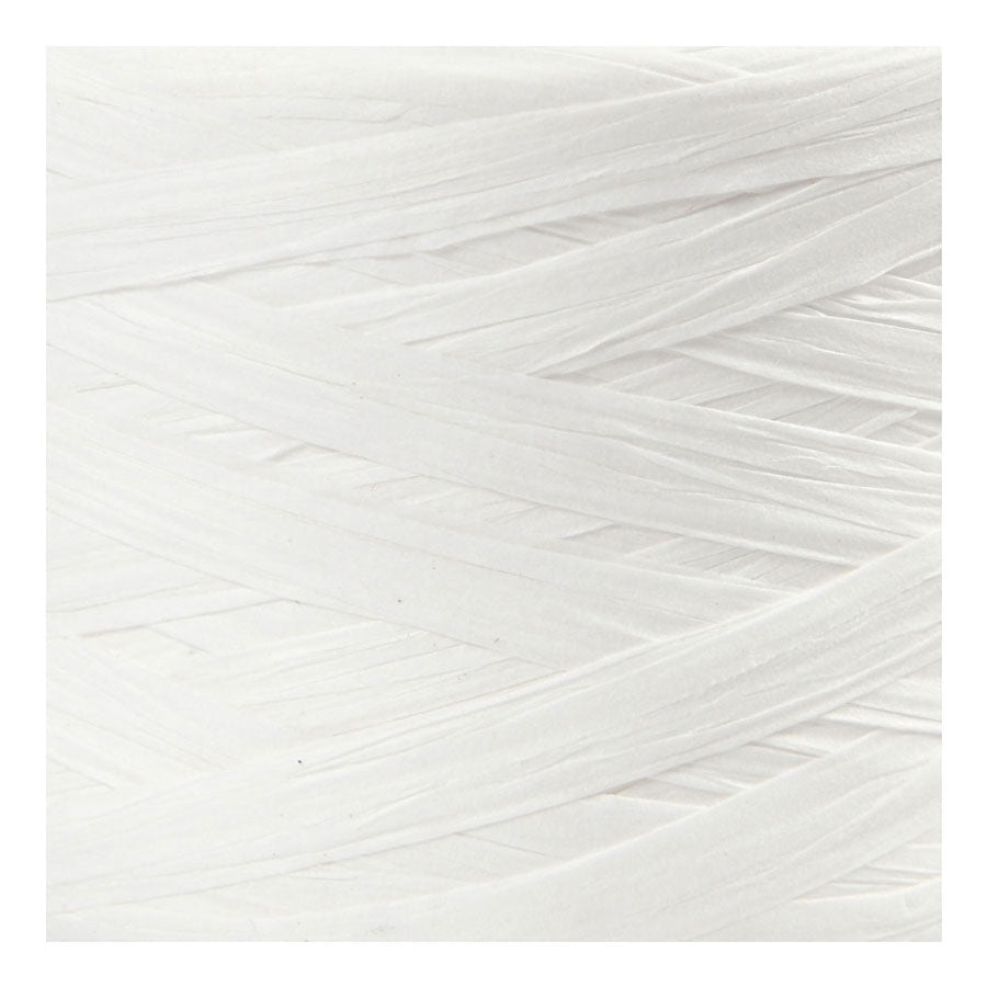 Creative Company Paper Rafia Yarn White, 100m