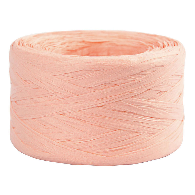 Creativ compañía papel raffia hilo rosa claro, 100m