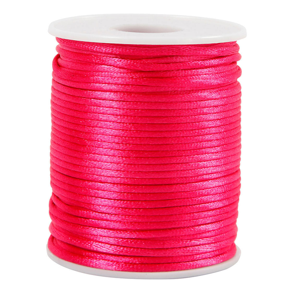 Creativ Company Cordón de satén rosa, 50 m