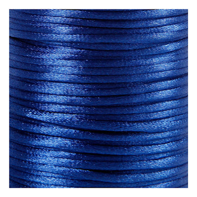 Creativ company cc satijnkoord 2 mm blauw 50 m