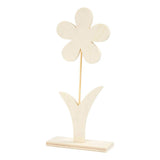 Creative Company Wooden Flower with Foot, 26 cm - afbeelding 3