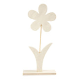 Creativ Company Wooden Flower con pie, 26 cm - afbeelding 1