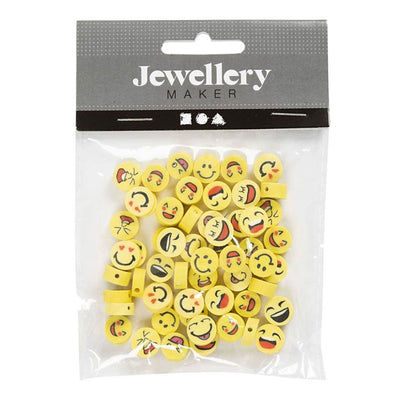 Creativ Company Figure Beads Smiley, 60st.