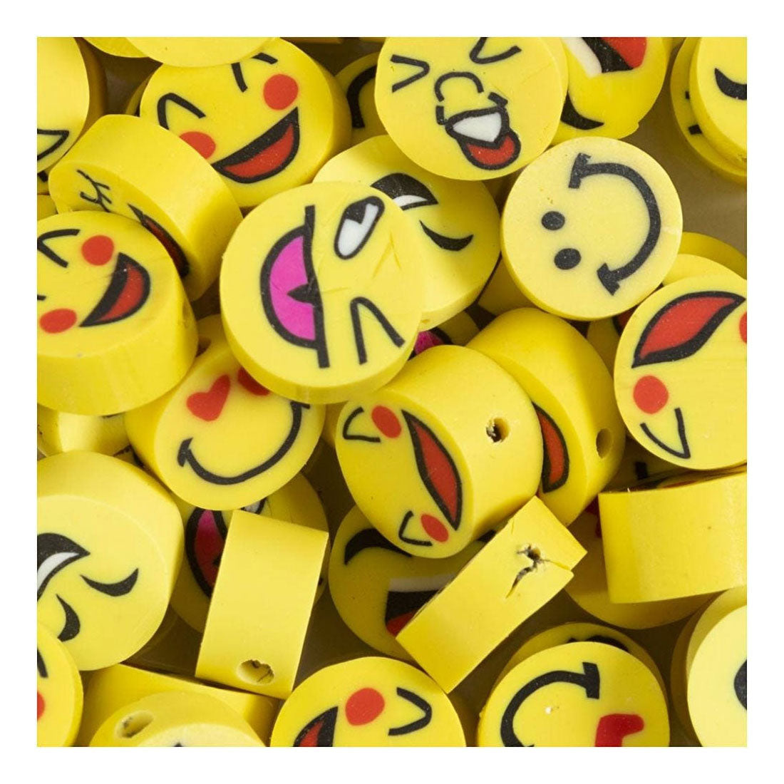Createiv Company Figura Beads Smiley, 60st.