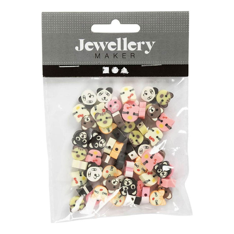 Creative Company Figure Beads Animals, 60st.