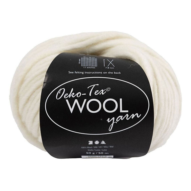 Creative Company Wol Yarn Off-White, 50m