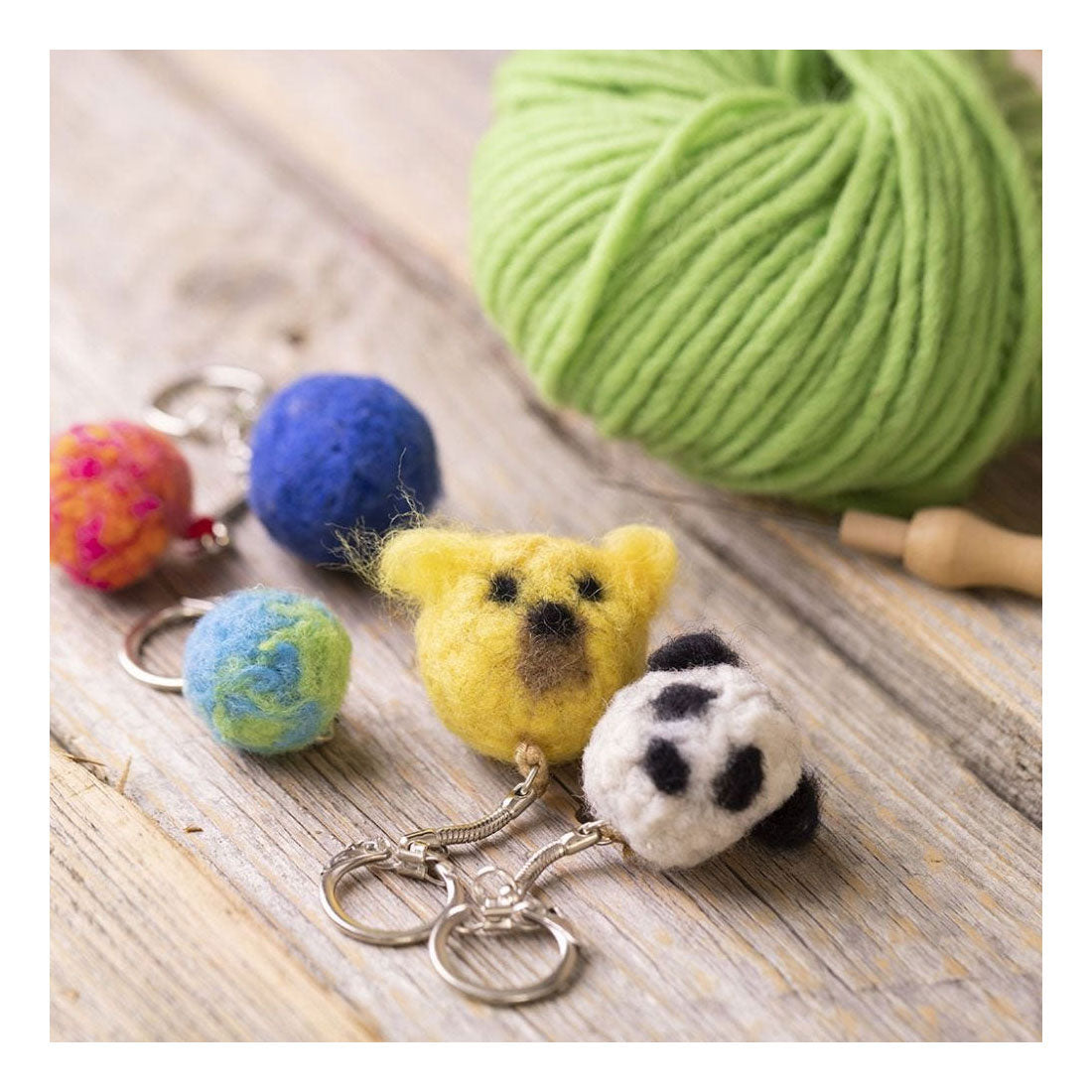 Creativ Company Wool Yarn Lime, 50m