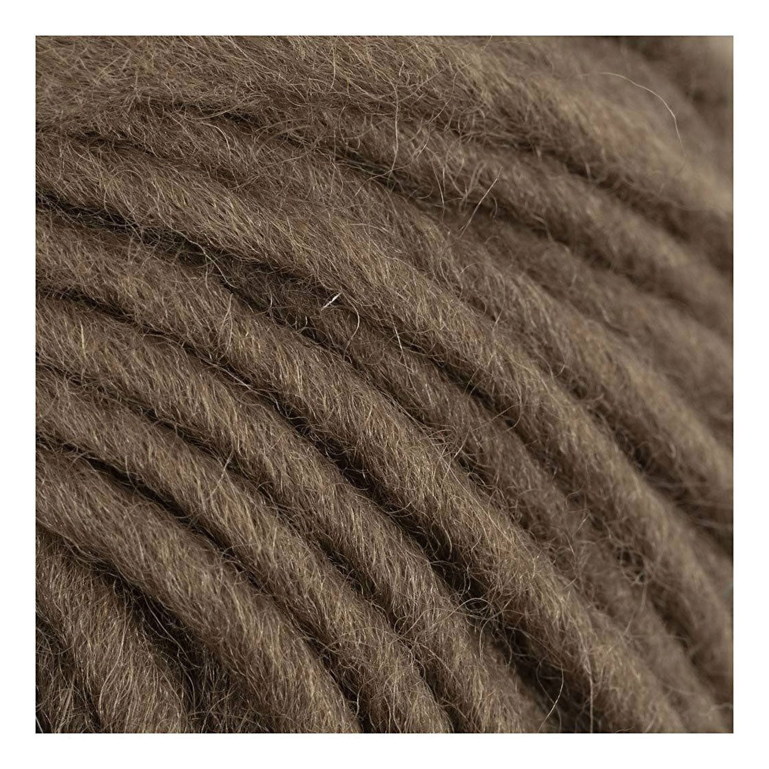 Creativ Company Filato di lana marrone chiaro, 50m