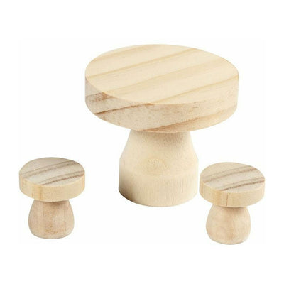 Creativ Company Set di mini mobili in legno, 3dlg.