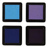 Creative Company Stamp Ink Blue Tones Purple, 4st.