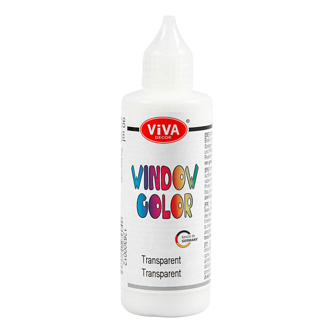 Creativ Company Vernice adesiva per finestre e vetri trasparente, 90 ml