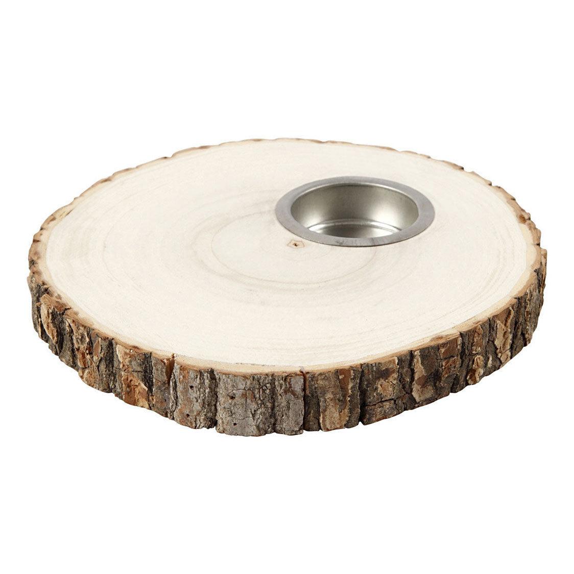 Creativ Company Disco de Madera Portavelas 14-16cm