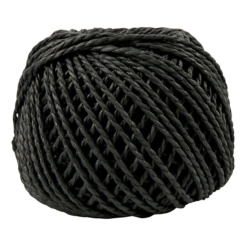 Creative Company Paper Yarn Black, 40m