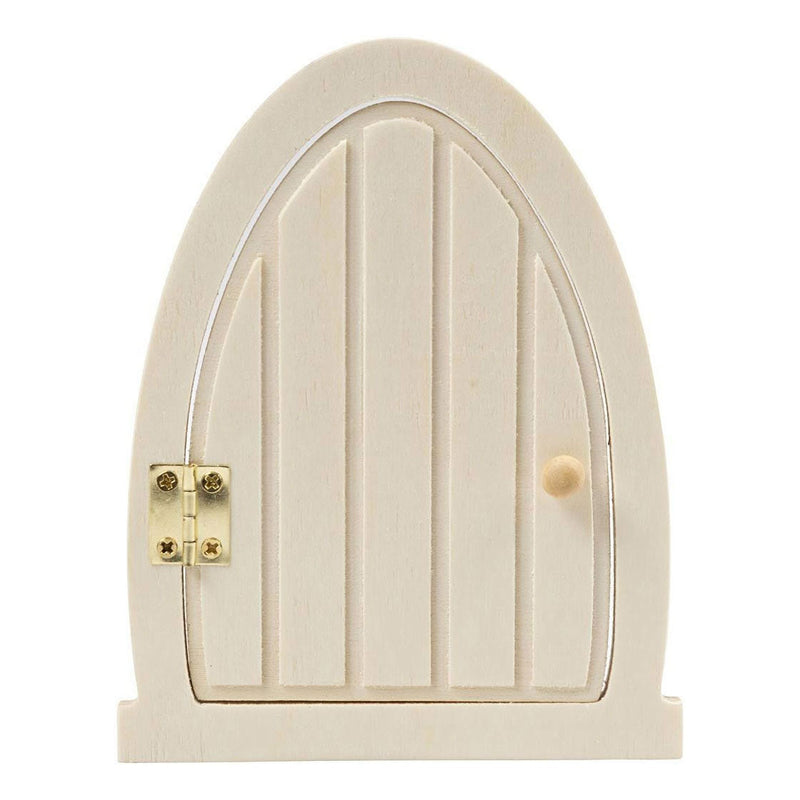 Creative Company Wooden Miniature Door con cardini, 13x10cm