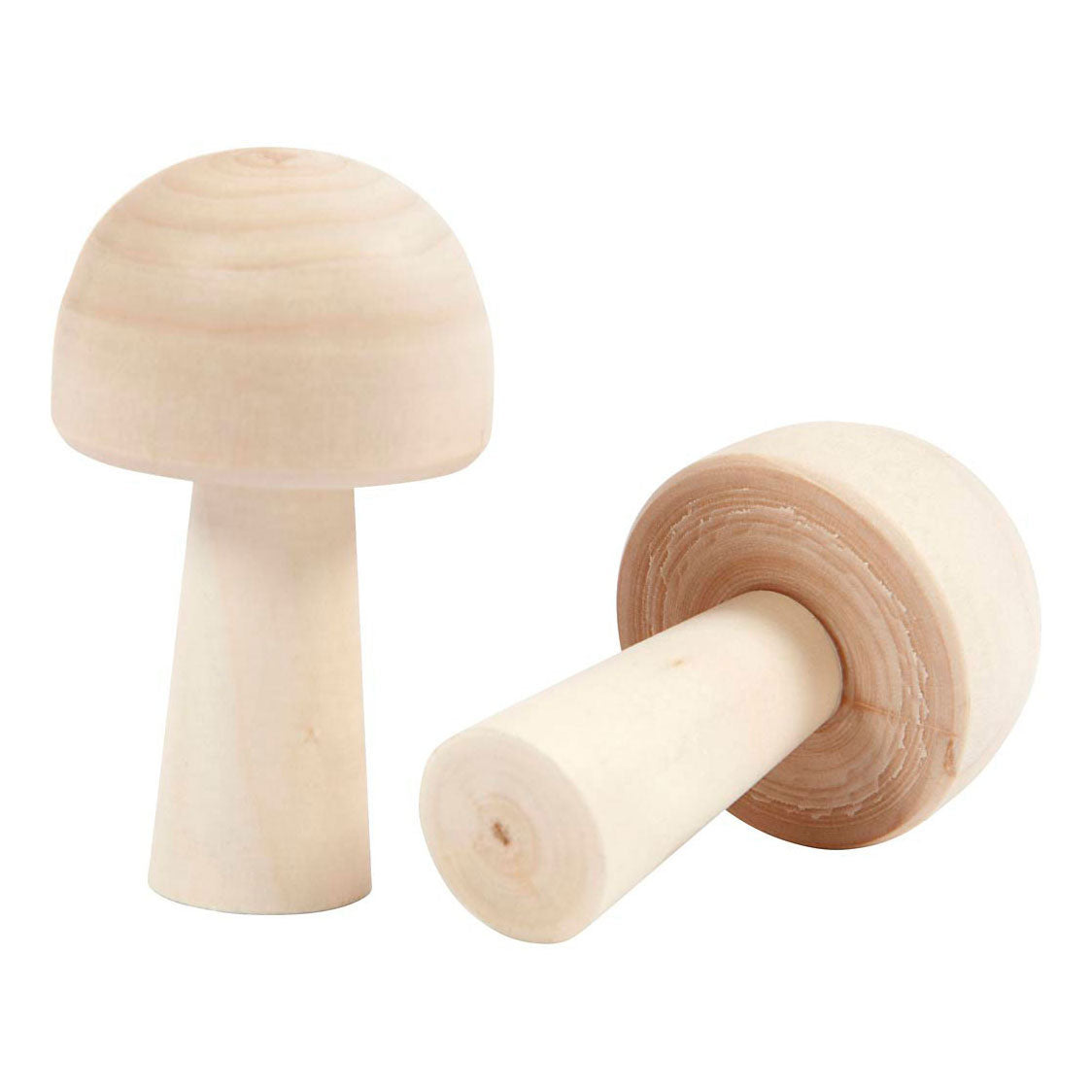 Creativ Company Wooden Mushroom, 3er.