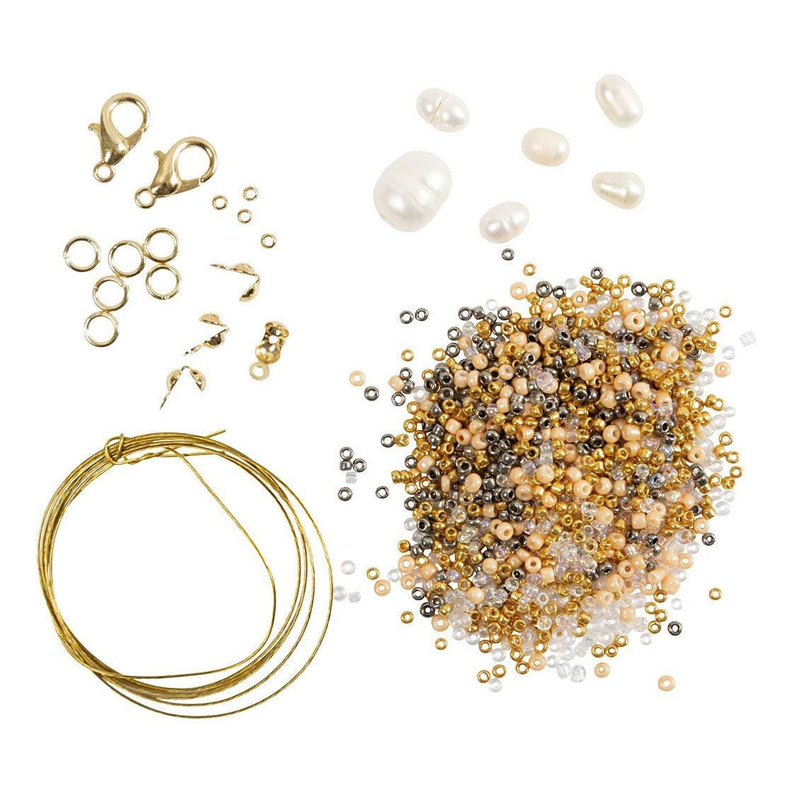 Creativ Company Mini Hobbyset Jewelry Pulsera y collar con cierre