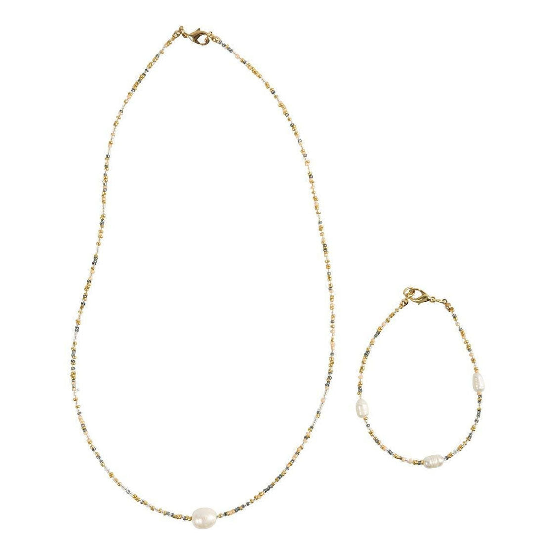 Creativ Company Mini Hobbyset Jewelry Pulsera y collar con cierre