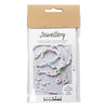 Creativ Company Mini Hobbies Set di gioielli Bracciale elastico e orecchini