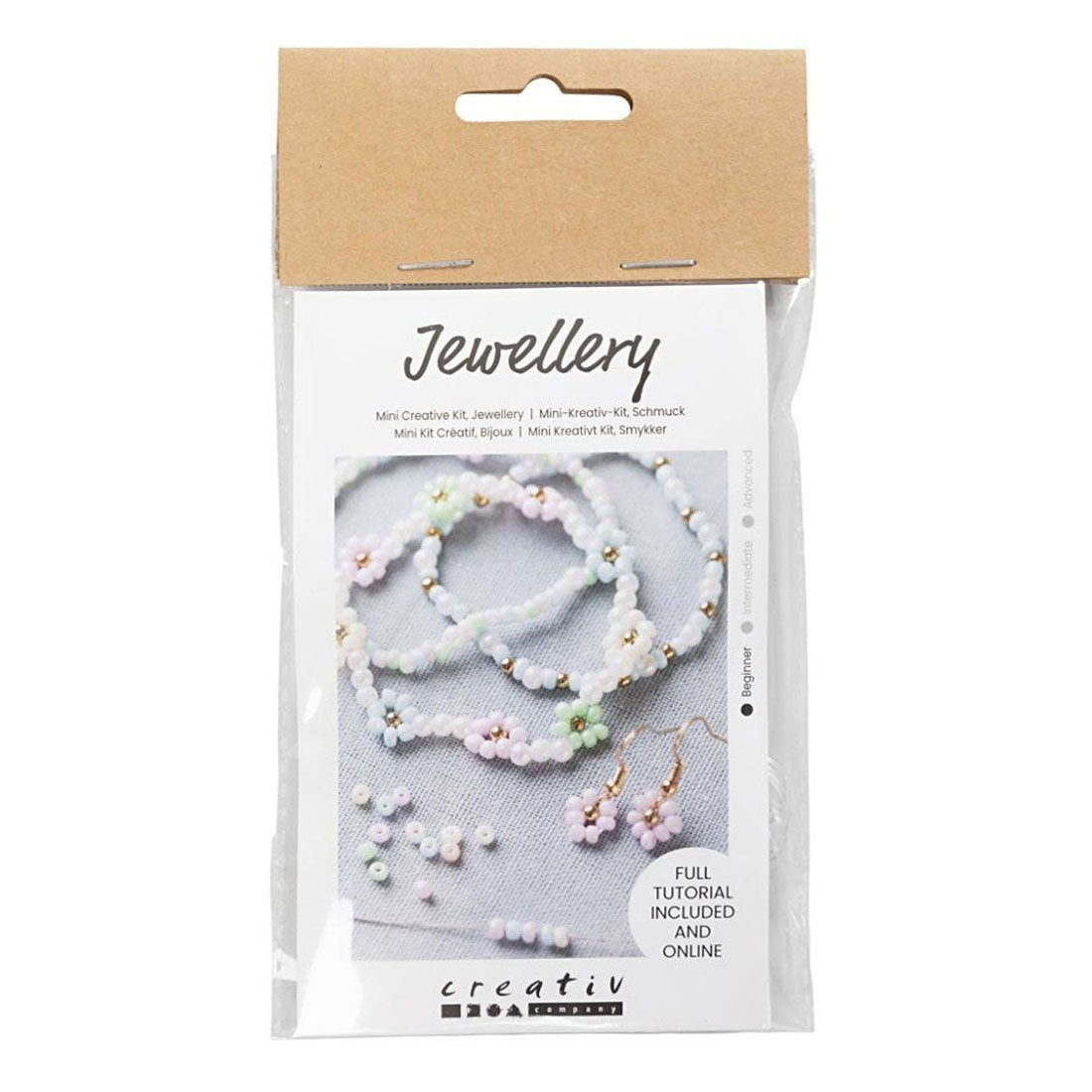 Creativ Company Mini Hobbies Set di gioielli Bracciale elastico e orecchini